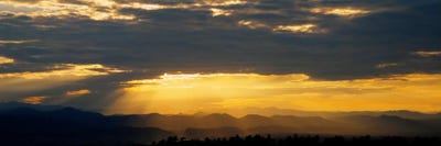 Clouds in the sky, Daniels Park, Denver, Colorado, USA by Panoramic Images framed canvas print