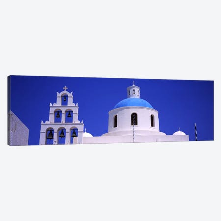 High section view of a churchOia, Santorini, Greece Canvas Print #PIM5729} by Panoramic Images Canvas Print