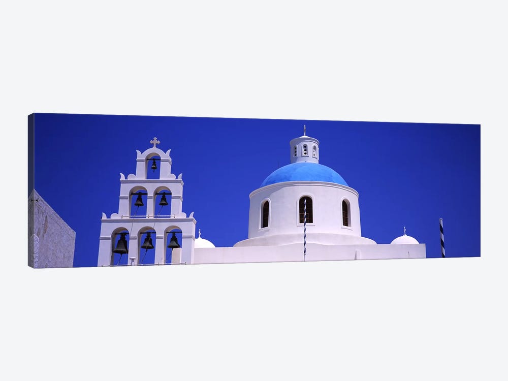High section view of a churchOia, Santorini, Greece by Panoramic Images 1-piece Canvas Art