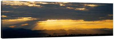 Clouds in the sky, Daniels Park, Denver, Colorado, USA Canvas Art Print - Cloudy Sunset Art