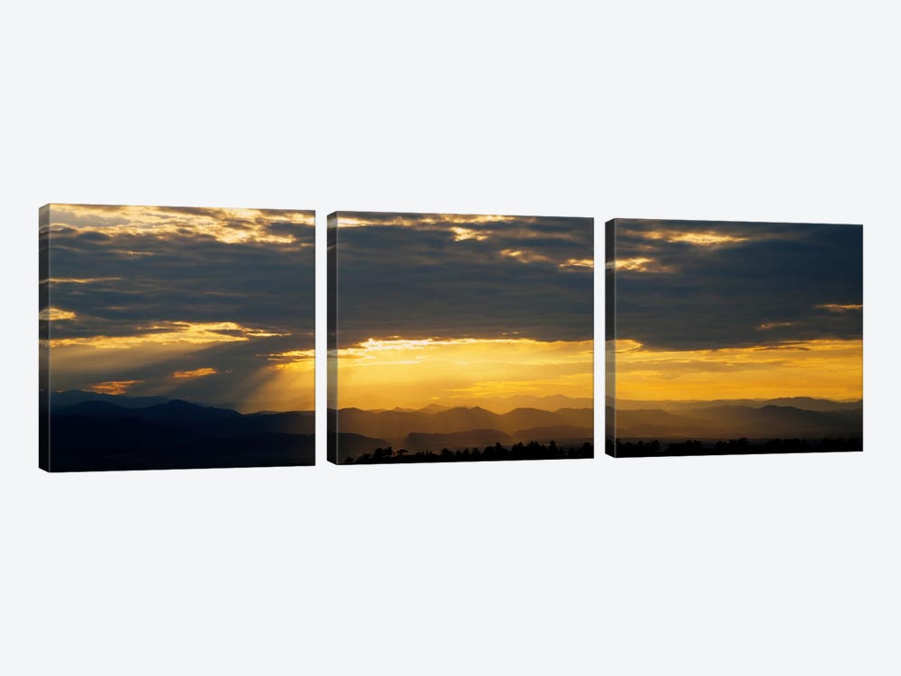 Clouds in the sky, Daniels Park, Denver, Colorado, USA by Panoramic Images 3-piece Canvas Print