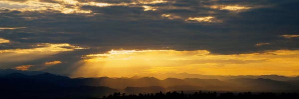 Cloudy Sunsets: Clouds in the sky, Daniels Park, Denver, Colorado, USA by Panoramic Images