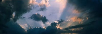 Clouds With God Rays by Panoramic Images canvas print