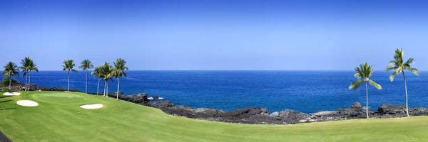 The Big Island (Island Of Hawai'i): Oceanside Green And Fairway, 3rd Hole, Kona Country Club, Keauhou, Hawaii, USAA by Panoramic Images