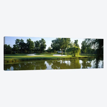 Lake on a golf courseTantallon Country Club, Fort Washington, Maryland, USA Canvas Print #PIM5760} by Panoramic Images Canvas Art Print