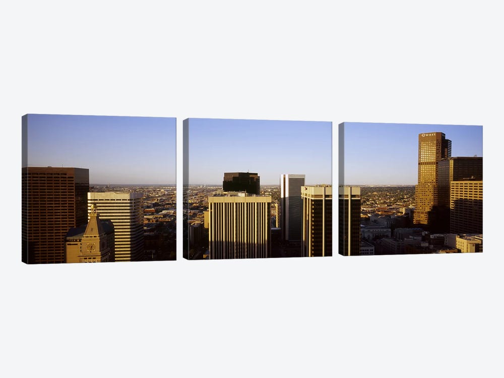 Skyscrapers in a cityDenver, Colorado, USA by Panoramic Images 3-piece Canvas Wall Art