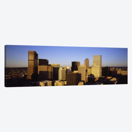 Skyscrapers in a cityDenver, Colorado, USA Canvas Print #PIM5762} by Panoramic Images Canvas Art Print