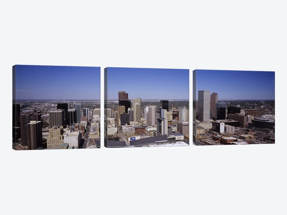 Skyscrapers in a cityDenver, Colorado, USA by Panoramic Images 3-piece Canvas Art