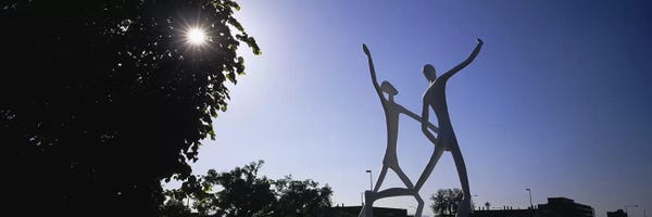 Colorado: Low angle view of sculptures, Colorado Convention Center, Denver, Colorado, USA by Panoramic Images