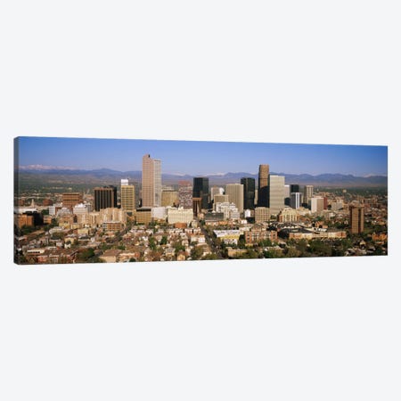 Skyscrapers in a city, Denver, Colorado, USA Canvas Print #PIM5770} by Panoramic Images Canvas Wall Art