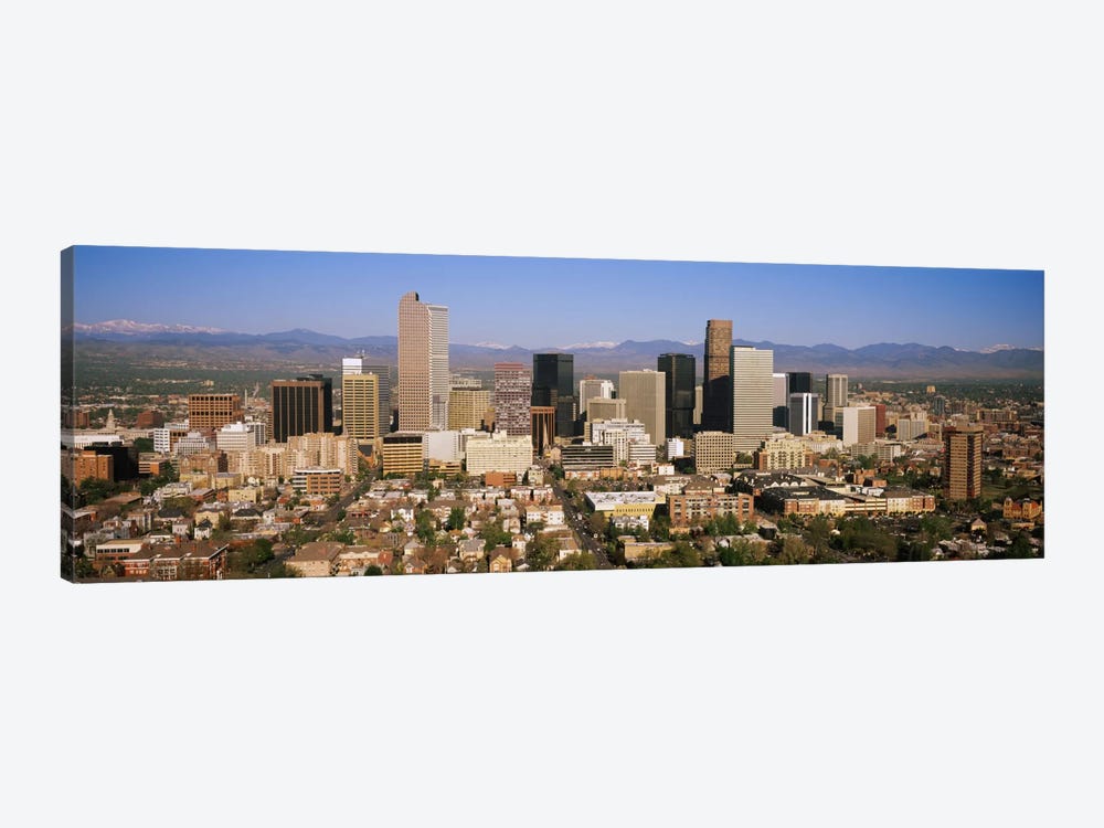 Skyscrapers in a city, Denver, Colorado, USA by Panoramic Images 1-piece Canvas Wall Art