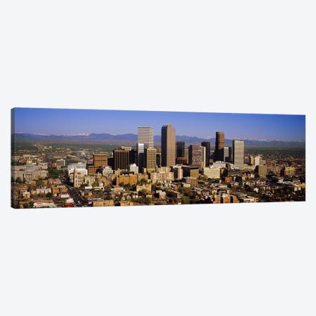 Skyscrapers in a city, Denver, Colorado, USA #2 Canvas Print #PIM5771} by Panoramic Images Canvas Artwork