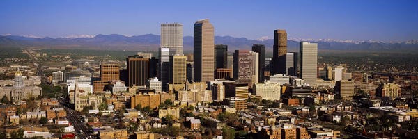 Colorado: Skyscrapers in a city, Denver, Colorado, USA #2 by Panoramic Images