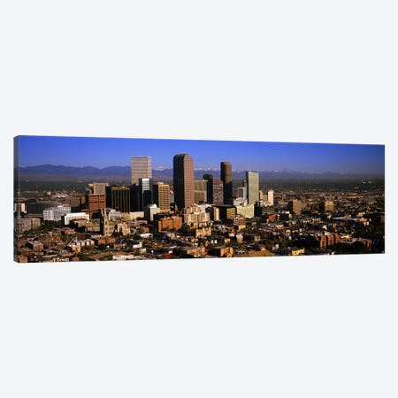 Skyscrapers in a city, Denver, Colorado, USA #3 Canvas Print #PIM5772} by Panoramic Images Canvas Artwork