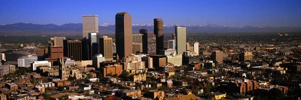 Colorado: Skyscrapers in a city, Denver, Colorado, USA #3 by Panoramic Images