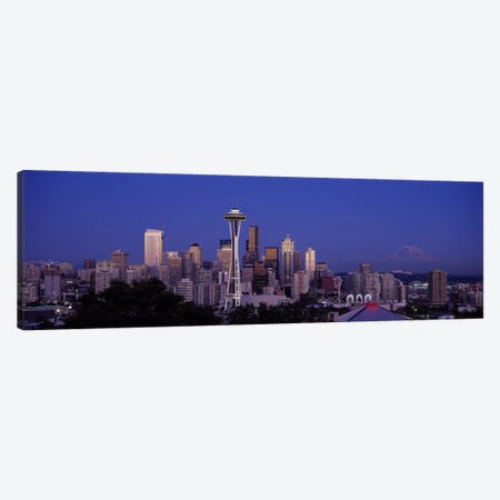 Skyscrapers in a city, Seattle, Washington State, USA #2 Canvas Print #PIM5776} by Panoramic Images Canvas Print