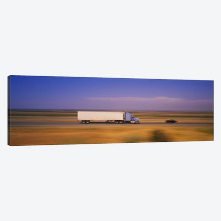 Blurred Motion View Of Traffic, Interstate 5 (I-5), California, USA Canvas Print #PIM5798} by Panoramic Images Canvas Wall Art