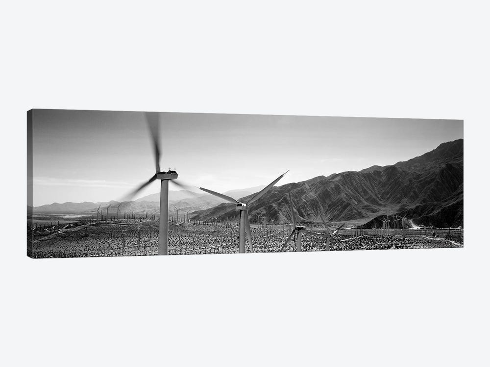 Wind turbines on a landscape by Panoramic Images 1-piece Canvas Art