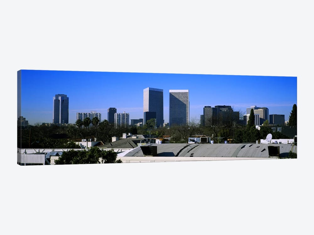 Buildings and skyscrapers in a city, Century City, City of Los Angeles, California, USA by Panoramic Images 1-piece Canvas Artwork