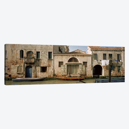 Waterfront Architecture, Rio de la Pieta, Venice, Italy Canvas Print #PIM5815} by Panoramic Images Canvas Artwork
