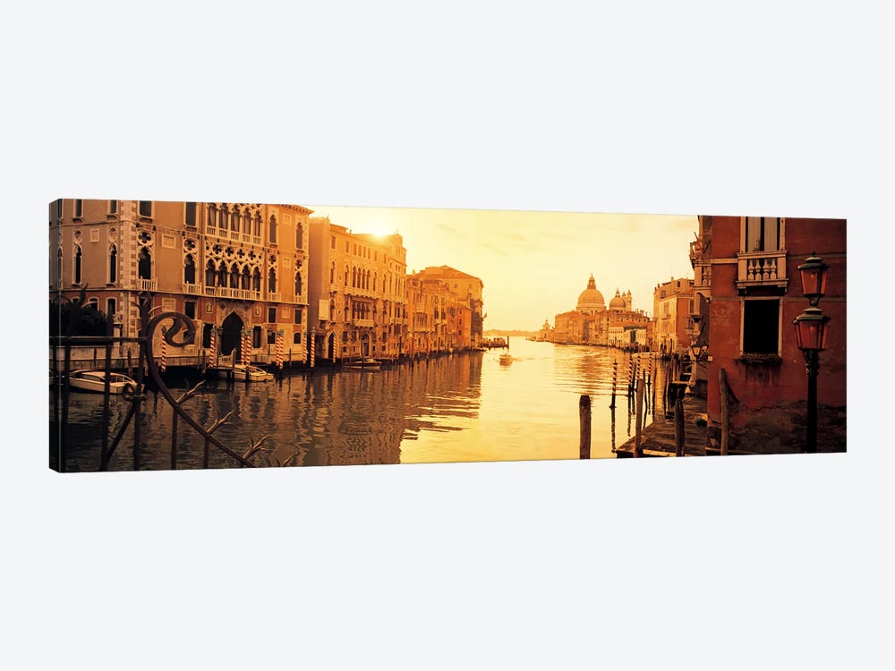 Waterfront Property, Grand Canal, Venice, Italy by Panoramic Images 1-piece Canvas Art