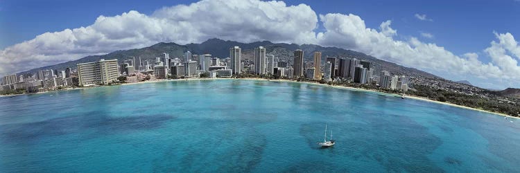 Buildings at the waterfront, Honolulu, Oahu, Hawaii, USA