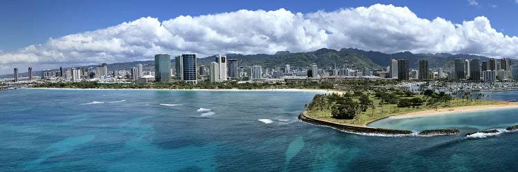 Buildings at the waterfront, Honolulu, Oahu, Hawaii, USA