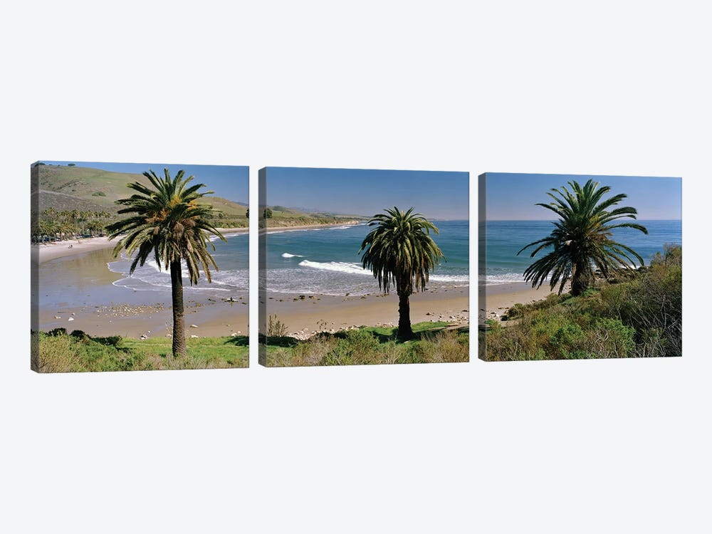 Coastal Landscape, Refugio State Beach, Santa Barbara, California, USA by Panoramic Images 3-piece Art Print