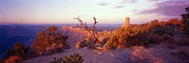 Majestic Sunset Over Desert View Watchtower, Grand Canyon National Park, Arizona, USA