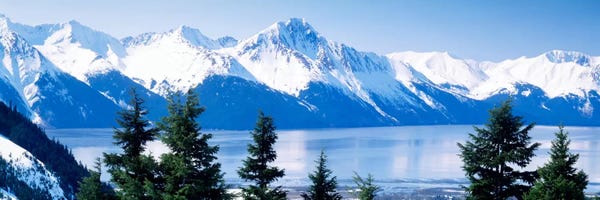 Alaska: Turnagain Arm Girdwood AK USA by Panoramic Images
