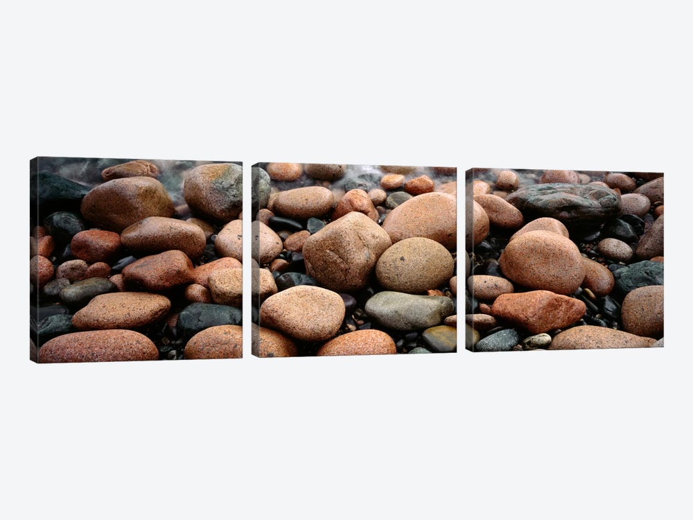 Rocks Acadia National Park ME USA by Panoramic Images 3-piece Canvas Art
