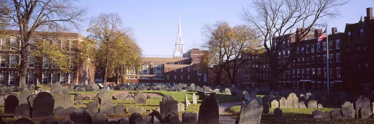 Tombstones in a cemetery, Copp's Hill Burying Ground, Freedom Trail, Boston, Massachusetts, USA #2