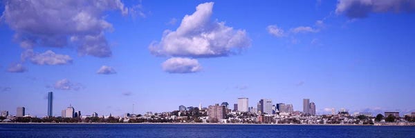 Massachusetts: City at the waterfront, Boston, Massachusetts, USA by Panoramic Images