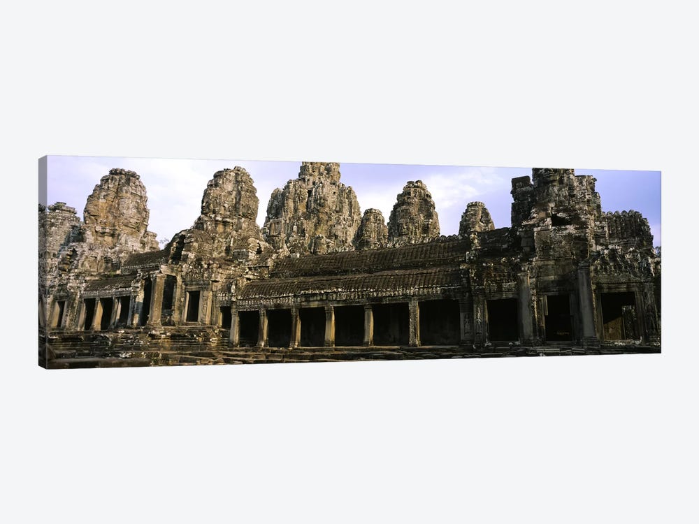 Facade of an old temple, Angkor Wat, Siem Reap, Cambodia by Panoramic Images 1-piece Canvas Art Print