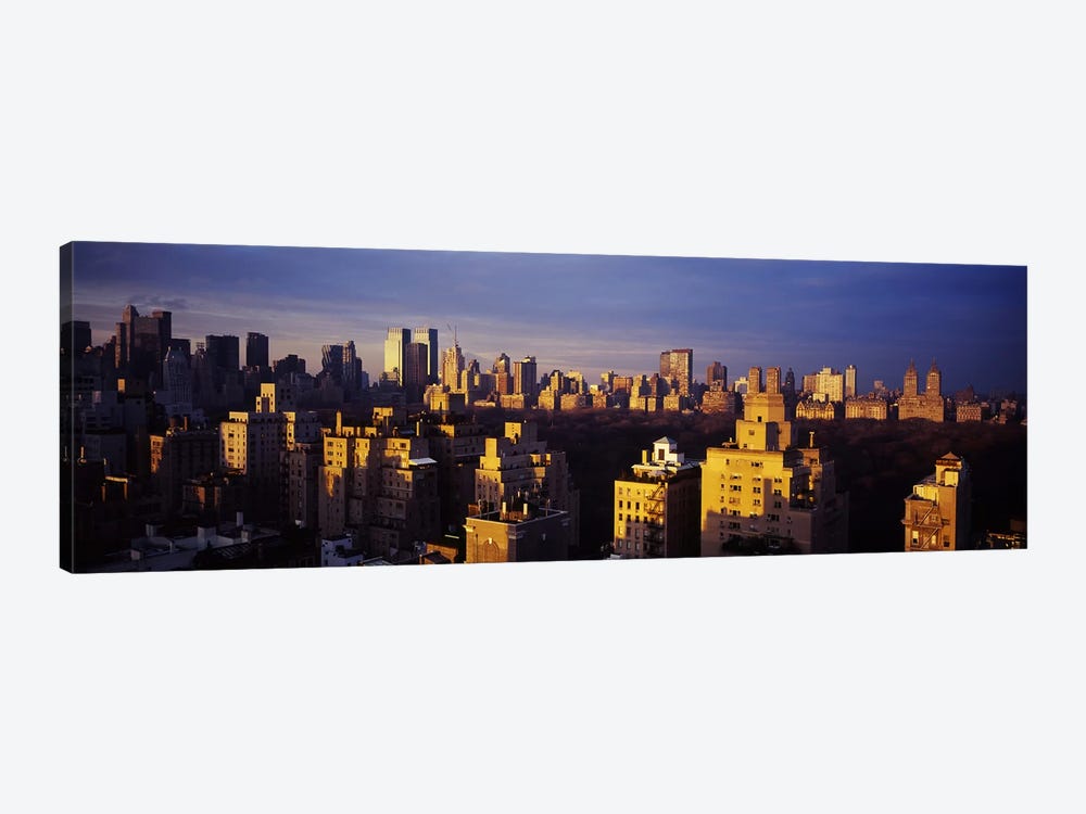 High angle view of a cityscape, Central Park, Manhattan, New York City, New York State, USA by Panoramic Images 1-piece Canvas Art