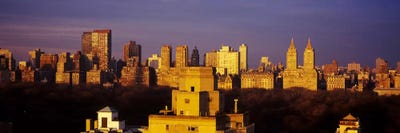 High angle view of a cityscape, Central Park, Manhattan, New York City, New York State, USA #2 by Panoramic Images multi panel art