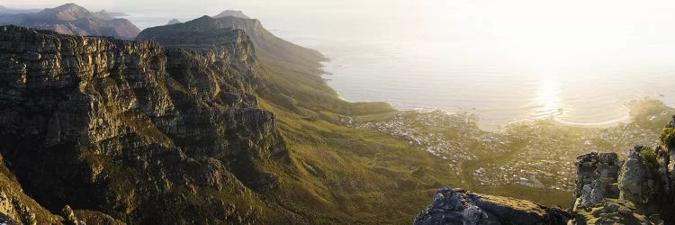 View Of Camps Bay And Bakoven From Table Mountain, Cape Town, Western Cape, South Africa