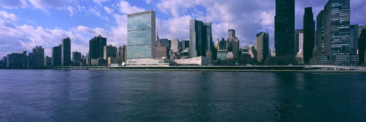 Skyscrapers at the waterfront, East River, Manhattan, New York City, New York State, USA