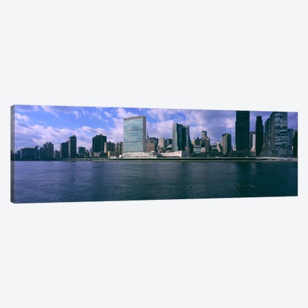 Skyscrapers at the waterfront, East River, Manhattan, New York City, New York State, USA Canvas Print #PIM5926} by Panoramic Images Canvas Artwork