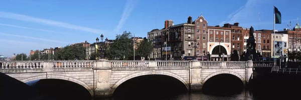 Dublin: Cityscape With O'Connell Bridge In The Foreground, Dublin, Leinster Province, Republic of Ireland by Panoramic Images