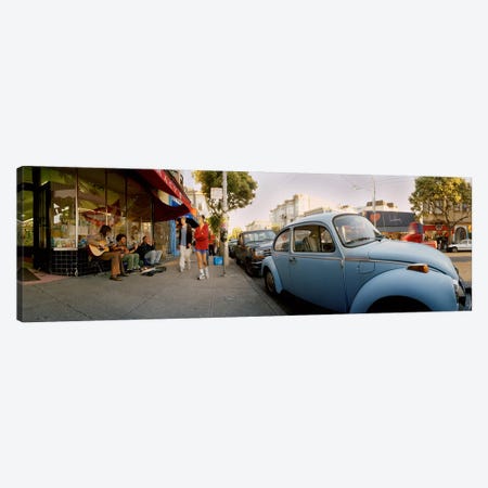Cars parked in front of a store, Haight-Ashbury, San Francisco, California, USA Canvas Print #PIM5956} by Panoramic Images Canvas Art Print