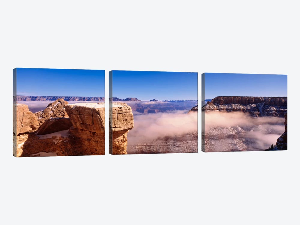 View From Yavapai Point, South Rim, Grand Canyon National Park, Arizona, USA by Panoramic Images 3-piece Canvas Art