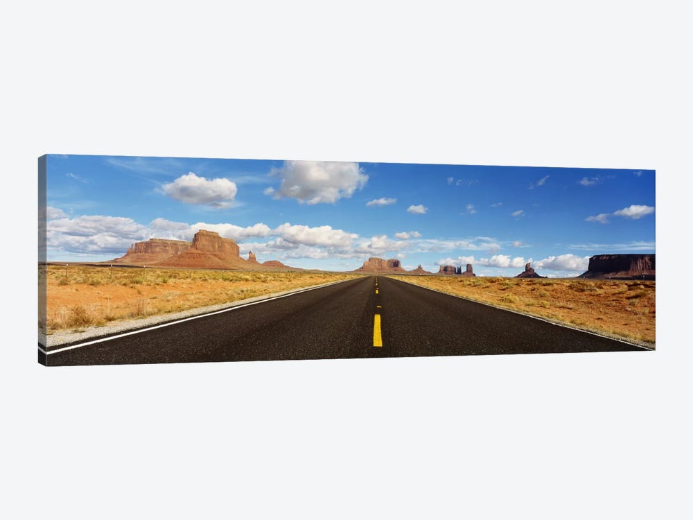View Of Monument Valley From U.S. Route 163, Utah, USA by Panoramic Images 1-piece Canvas Print