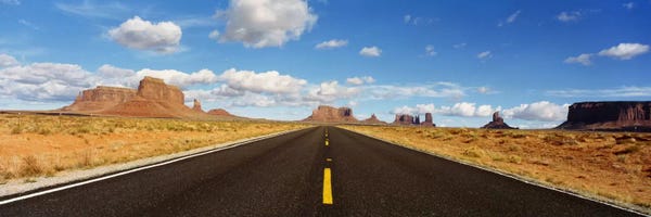 Utah: View Of Monument Valley From U.S. Route 163, Utah, USA by Panoramic Images