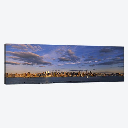 Skyscrapers at the waterfront, Manhattan, New York City, New York State, USA Canvas Print #PIM5988} by Panoramic Images Canvas Print