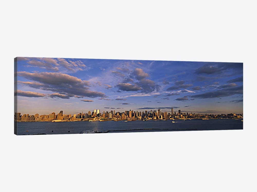 Skyscrapers at the waterfront, Manhattan, New York City, New York State, USA by Panoramic Images 1-piece Canvas Artwork
