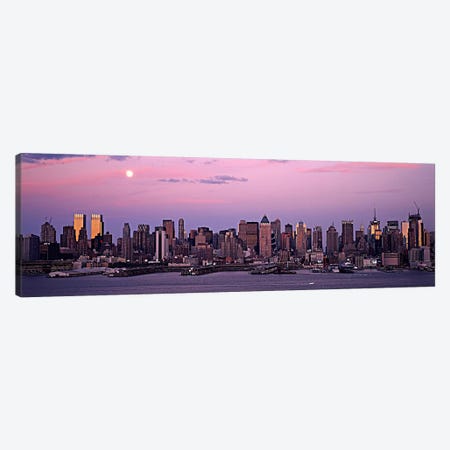 Skyscrapers at the waterfront, Manhattan, New York City, New York State, USA #2 Canvas Print #PIM5989} by Panoramic Images Art Print