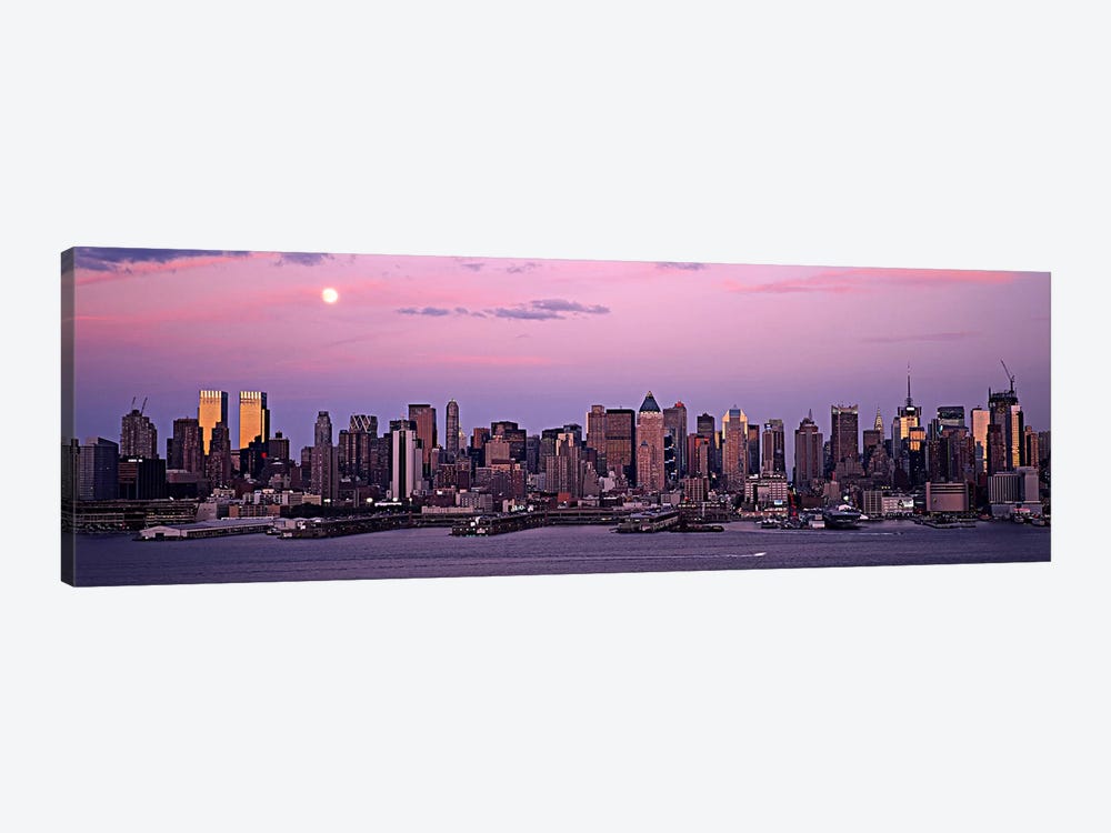 Skyscrapers at the waterfront, Manhattan, New York City, New York State, USA #2 by Panoramic Images 1-piece Canvas Art Print