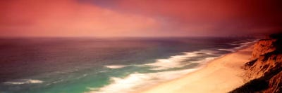 Overcast Coastal Landscape, San Mateo County, California, USA by Panoramic Images canvas print