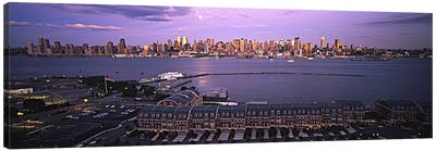 Skyscrapers at the waterfront, Manhattan, New York City, New York State, USA #3 Canvas Art Print - New York Art